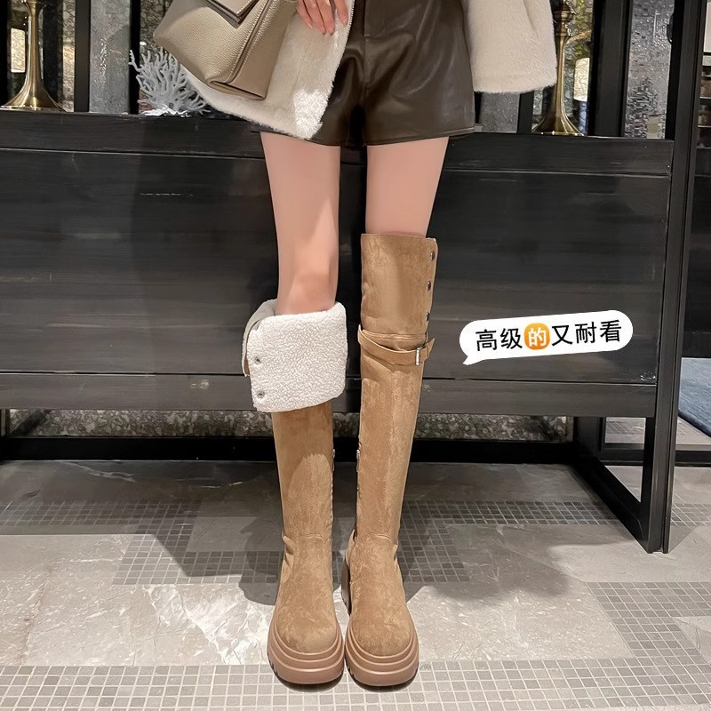 Knee High Sock Women - Bottes occidentales rétro pour femmes, bottes