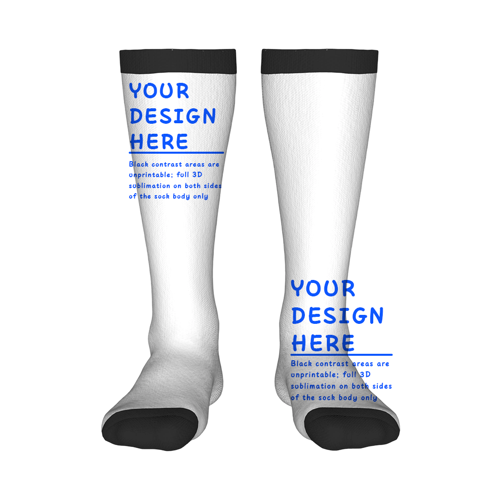 Chaussettes hautes à blocs de  - Knee High Sock Women avis et prix
